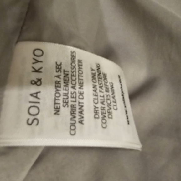 Soia & Kyo Winter Coat grey/beige Fur Large - Picture 7 of 12